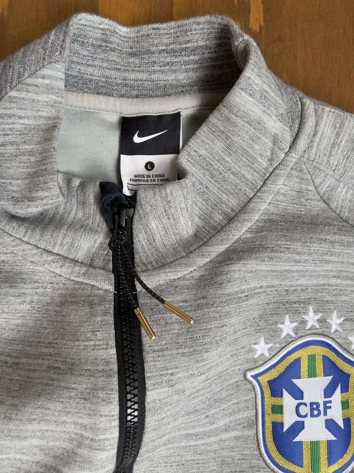 Nike × UEFA Nike Tech Fleece Jacket Brasil L Size US L / EU 52-54 / 3 - 3 Thumbnail