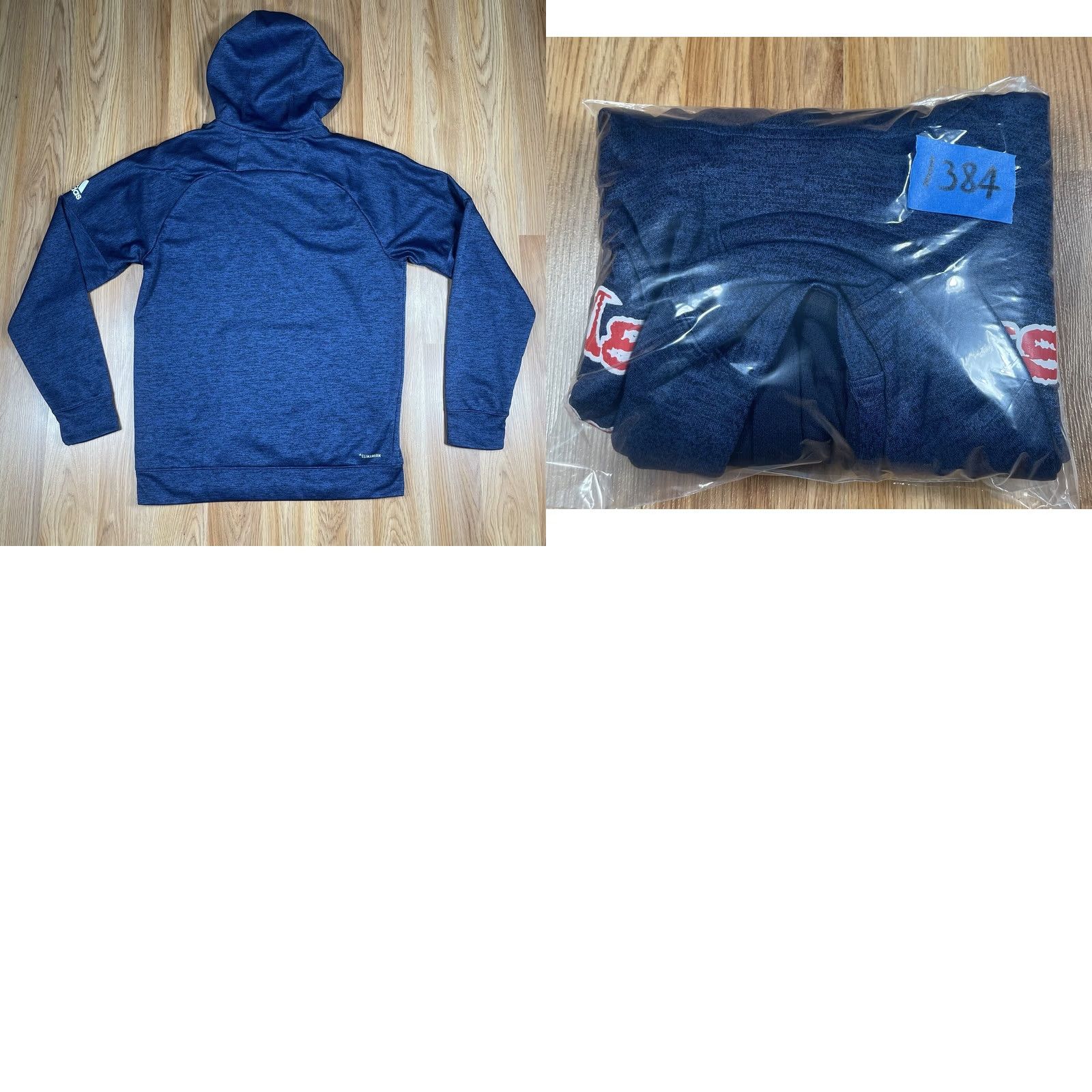 Adidas Adidas Mavericks Baseball Hoodie Mens Medium Blue Climawarm Polyester Sweatshirt Size US M / EU 48-50 / 2 - 9 Thumbnail