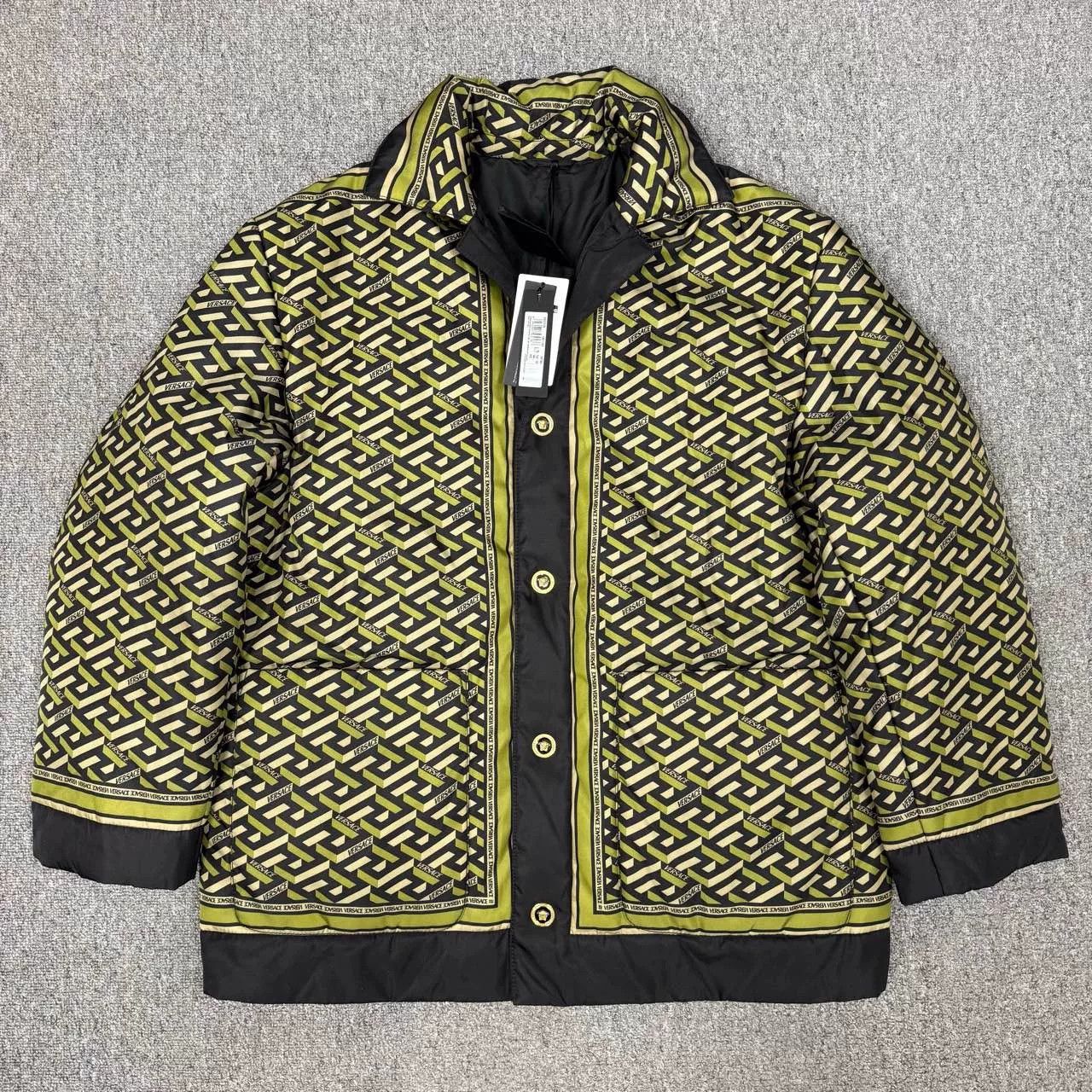 Versace Versace Medusa Smiley Print Jacket Cotton Coat Outerwear Size US L / EU 52-54 / 3 - 1 Thumbnail