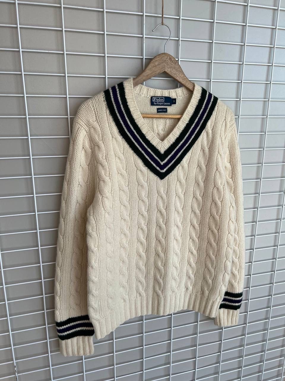 Polo Ralph Lauren Polo Ralph Lauren Wimbledon Knit Cashmere Sweater Size M Size US M / EU 48-50 / 2 - 5 Thumbnail