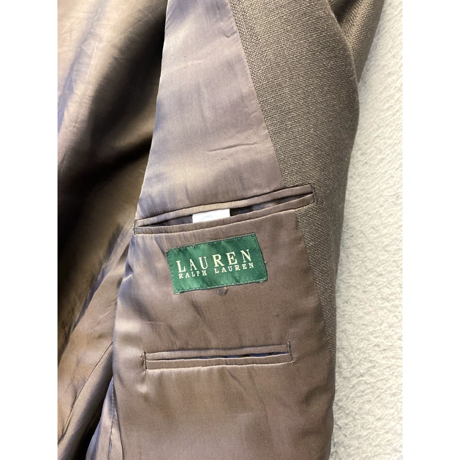 Ralph Lauren Ralph Lauren Green Label Blazer Men 44L Brown Big & Tall Mens Size 44L - 5 Thumbnail