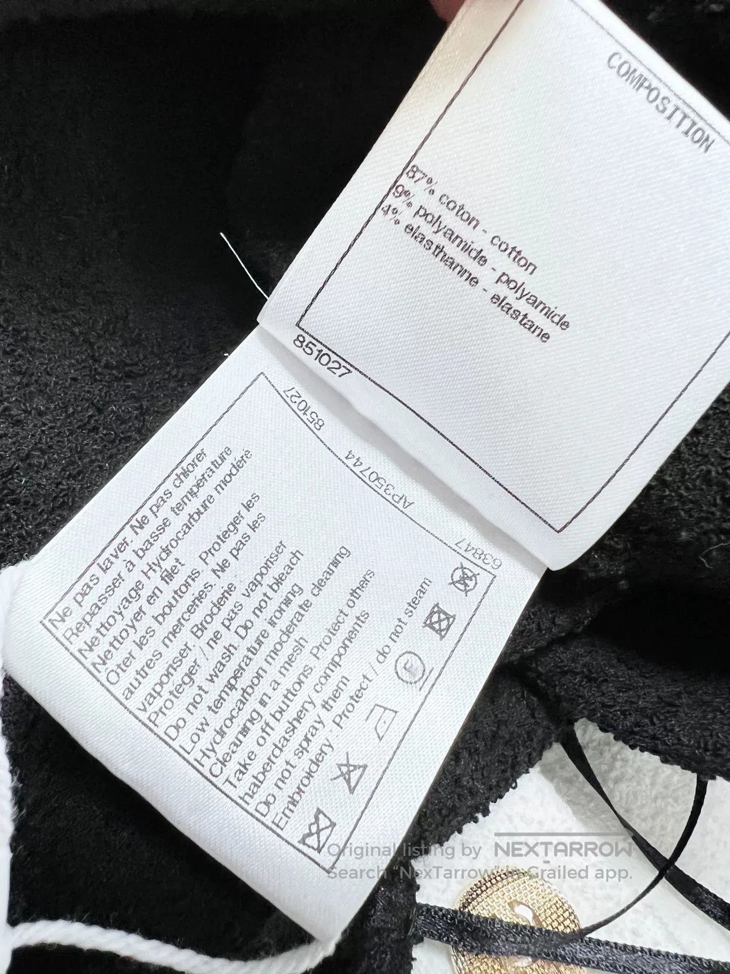 Chanel Chanel 22S Black White Backless Jumpsuit. Size US 36 / EU 52 - 8 Thumbnail