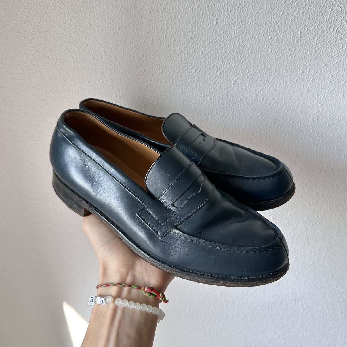 J.M. Weston JM Weston 180 Penny Loafers Leather Shoes Size 6E Size US 7 / EU 40 - 5 Thumbnail