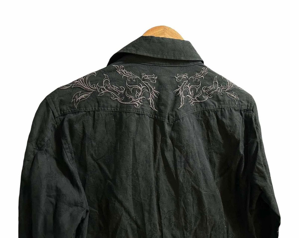 If Six Was Nine × Japanese Brand × Tornado Mart 🔥Y2K Archived Tornado Mart Tribal Shirt Zip Goth Punk Size US L / EU 52-54 / 3 - 12 Thumbnail