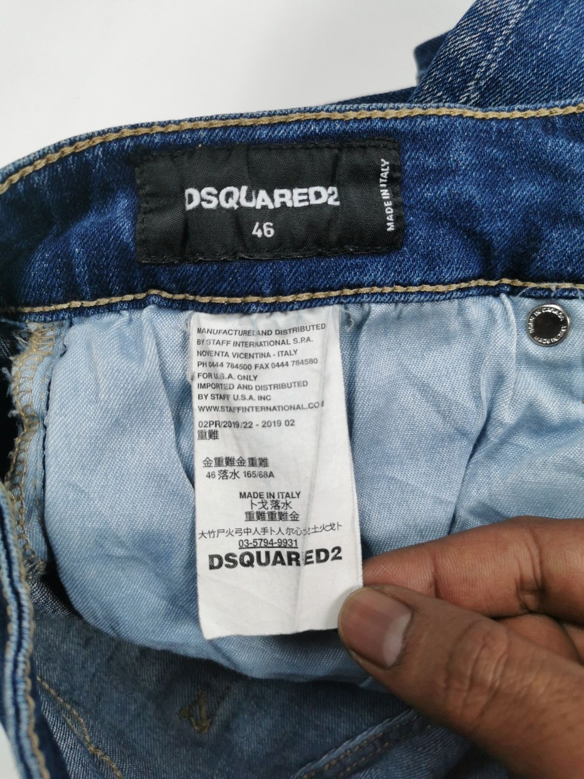 Dsquared2 Dsquared2 Destroyed Distressed Skinny Jeans Size US 30 / EU 46 - 8 Thumbnail
