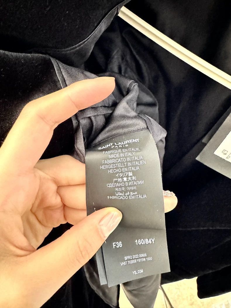 Saint Laurent Paris Saint Laurent Paris Smoking suit velvet jacket-2506 Size US S / EU 44-46 / 1 - 8 Thumbnail