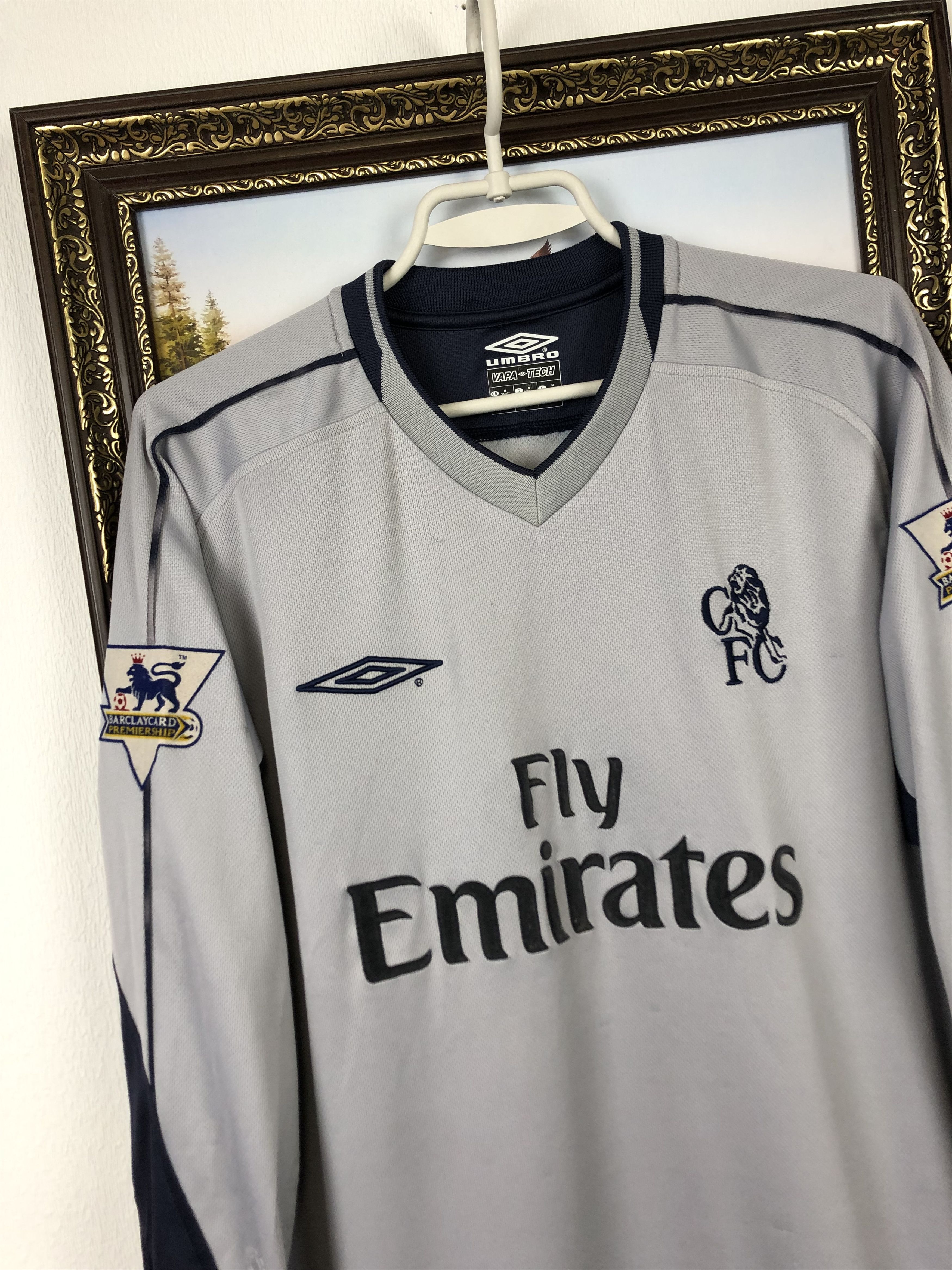 Umbro Chelsea Goalkeeper football shirt 2003 #23 Cudicini Jersey Size US M / EU 48-50 / 2 - 3 Thumbnail