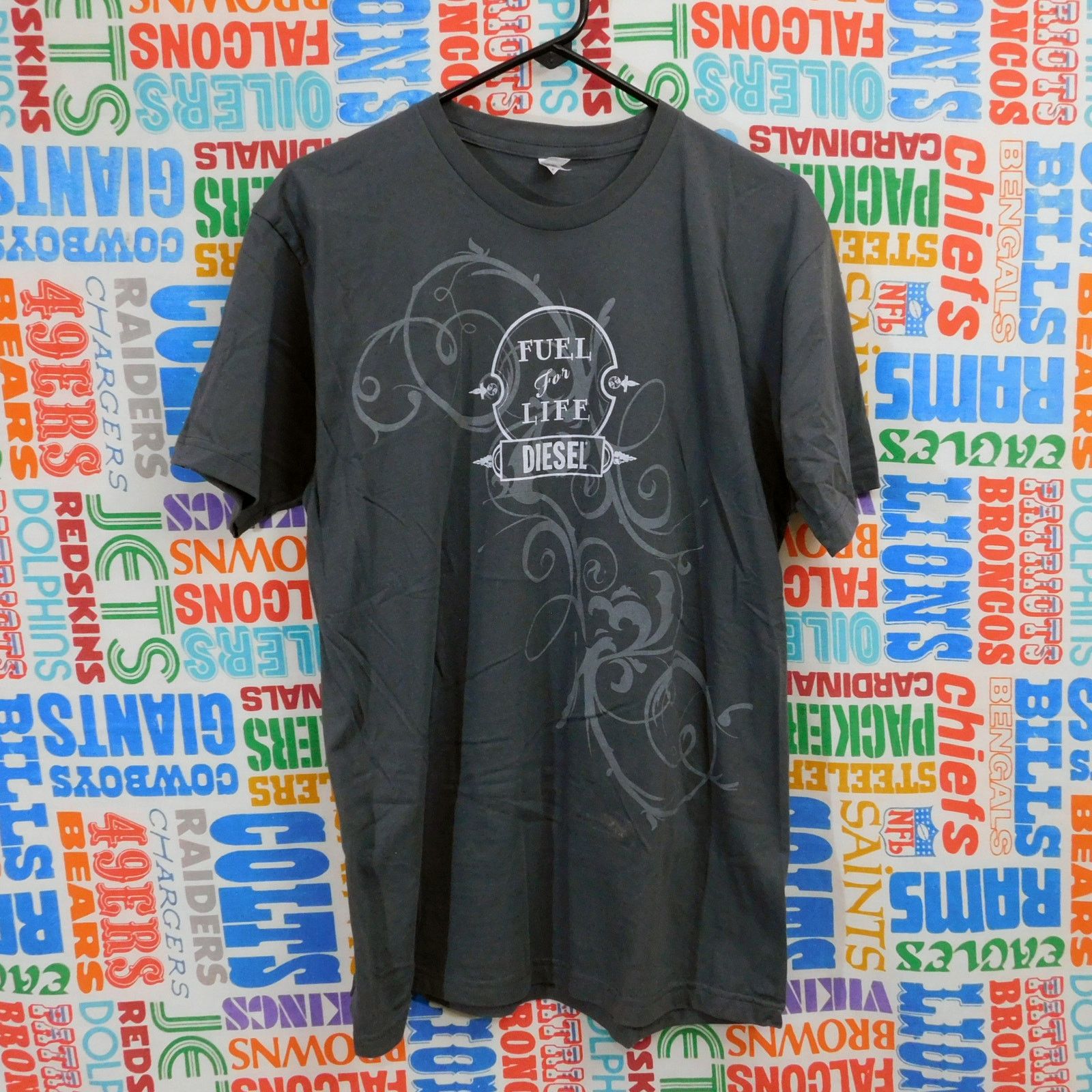 American Apparel Diesel Cologne Fuel For Life T Shirt Size L Are You Ready Size US L / EU 52-54 / 3 - 1 Thumbnail