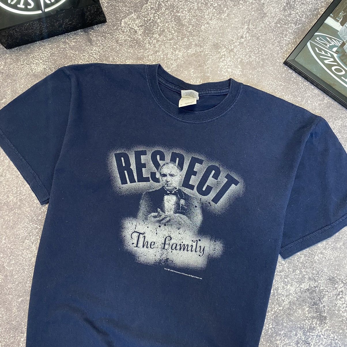 Vintage Vintage The God Father 2006 Respect Big Logo movie tee Size US M / EU 48-50 / 2 - 3 Thumbnail