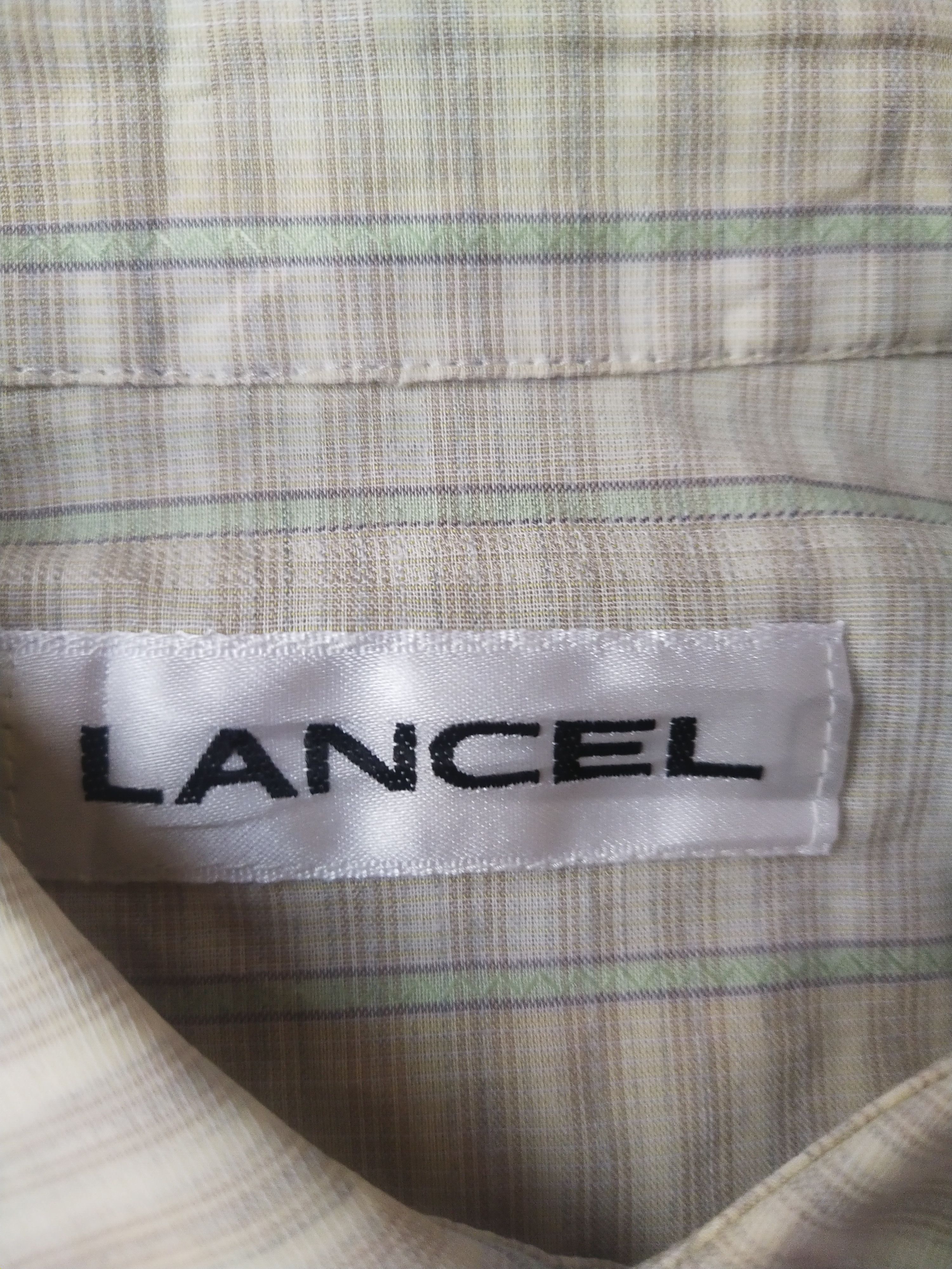 Lancel Vintage 90s Lancel Paris Striped Cotton Shirt Made In Japan Size US L / EU 52-54 / 3 - 7 Thumbnail