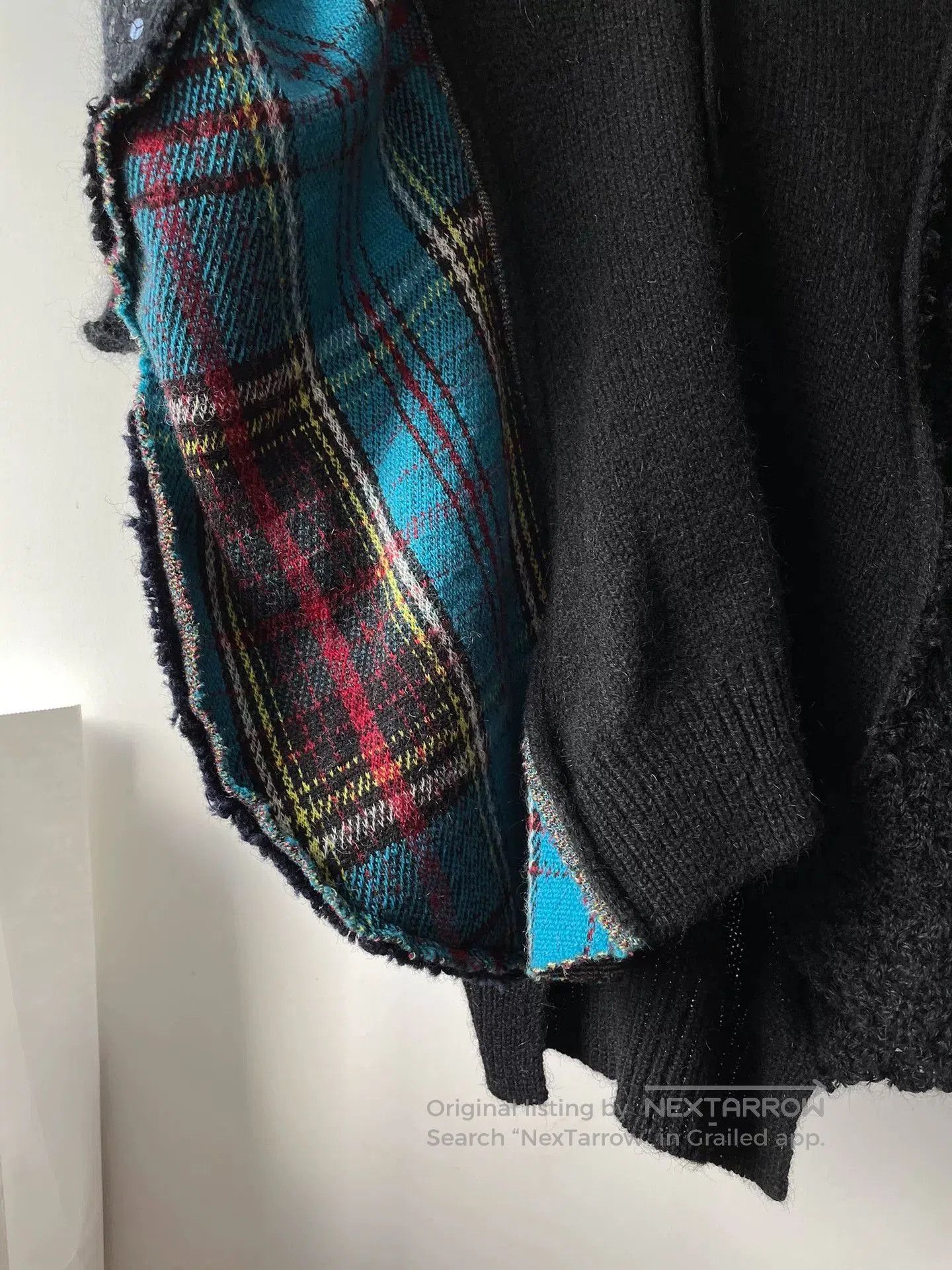 Junya Watanabe Junya Watanabe Comme des Garçons Patchwork Knit Cardigan. Size US M / EU 48-50 / 2 - 3 Thumbnail