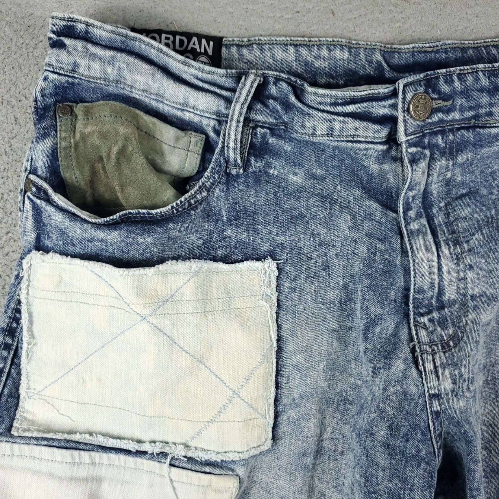 Jordan Craig Jordan Craig Cargo Shorts Mens Size 42 Blue Denim Regular Fit 5-Pocket Classic Size US 42 / EU 58 - 2 Thumbnail