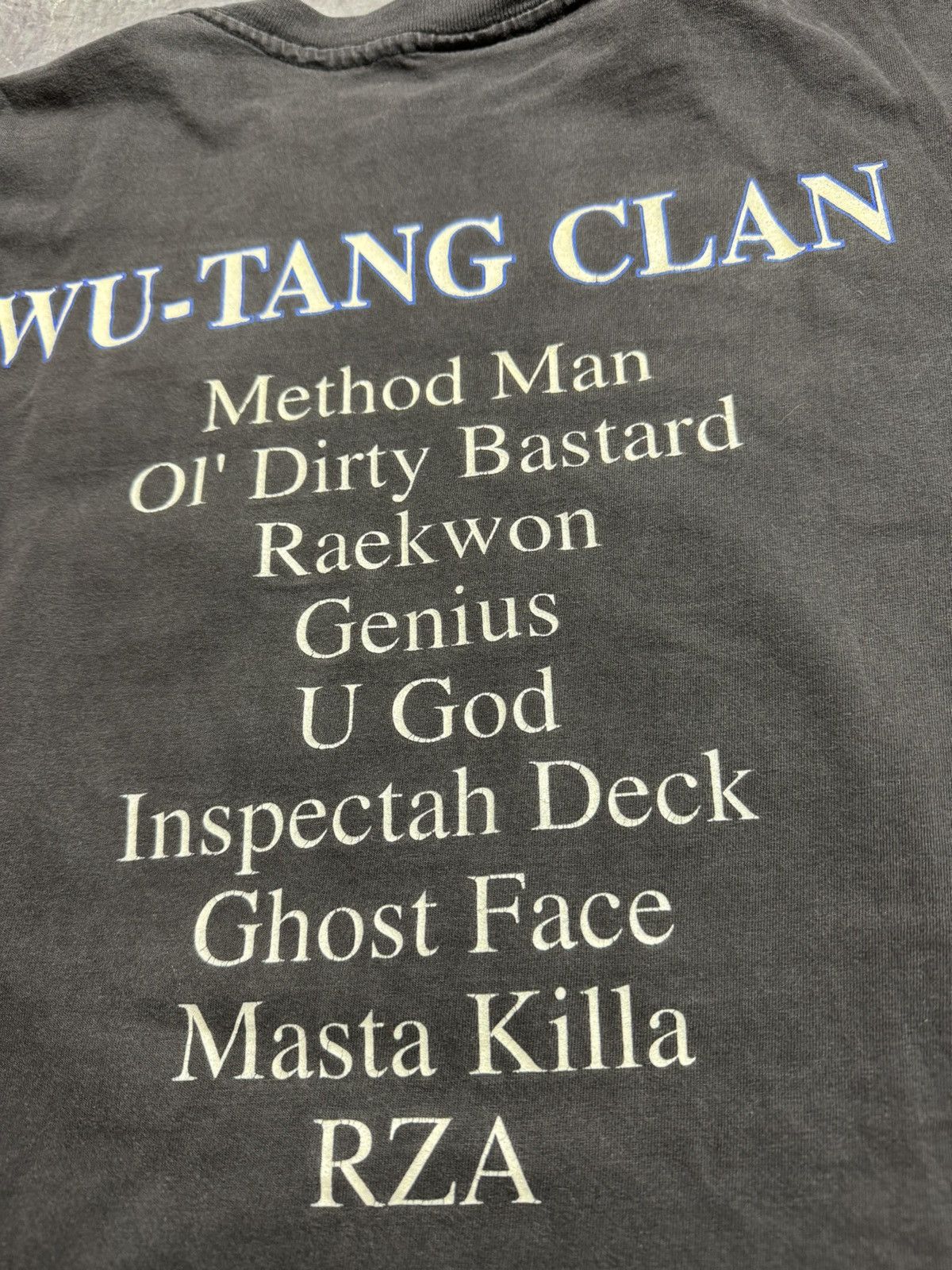 Rap Tees Wu Tang 1997 Vintage Polygram Rap T-Shirt Size US XXL / EU 58 / 5 - 8 Thumbnail