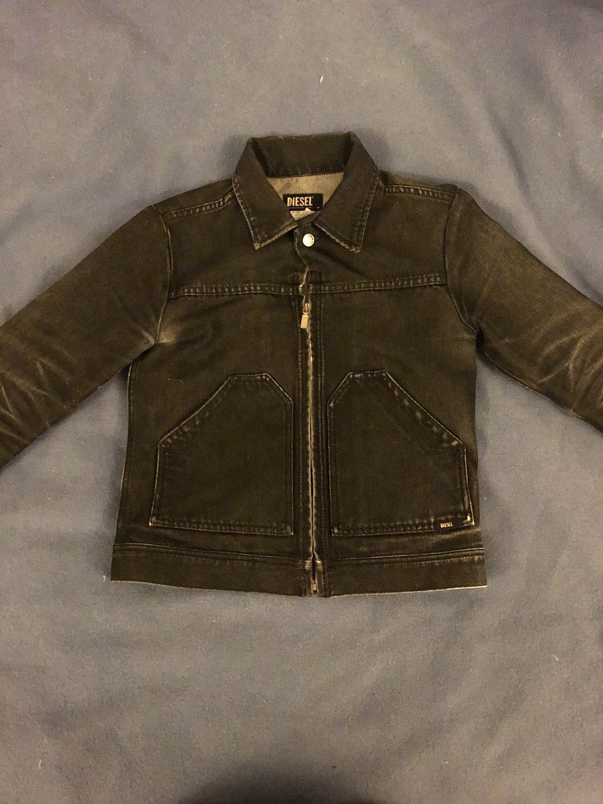 Diesel Diesel black denim jacket Size US S / EU 44-46 / 1 - 1 Thumbnail