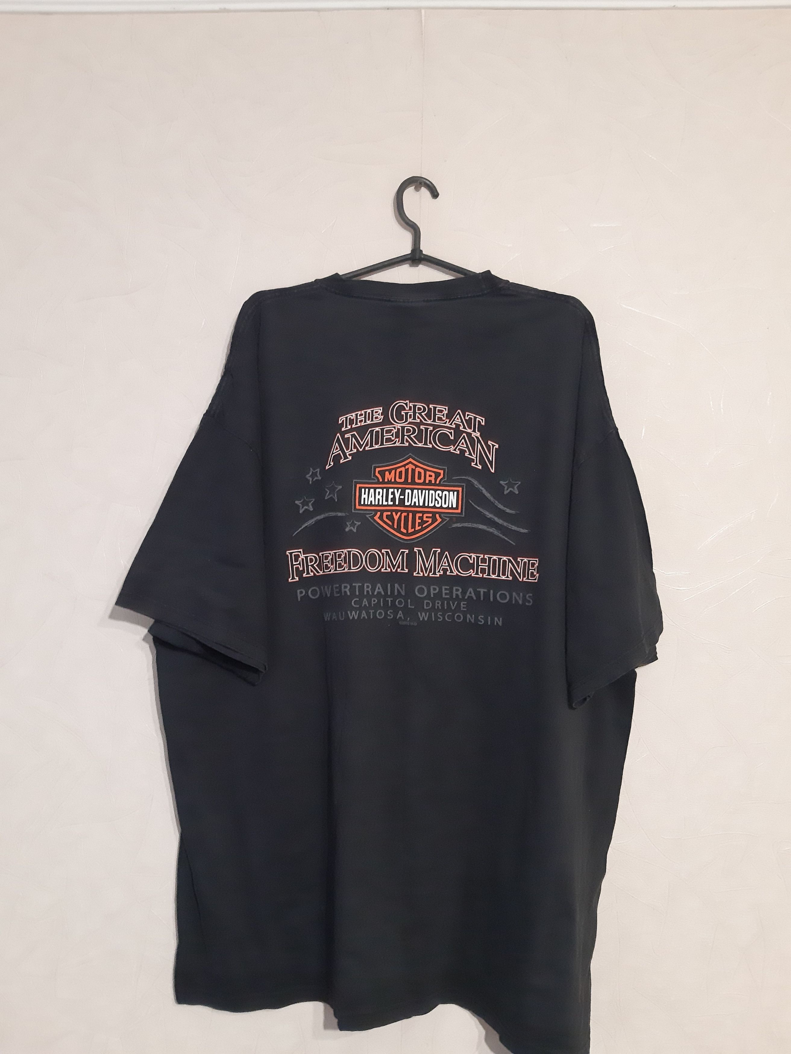 Harley Davidson × Vintage Vintage Harley Davidson 3XL jeresy Size US XXL / EU 58 / 5 - 6 Thumbnail