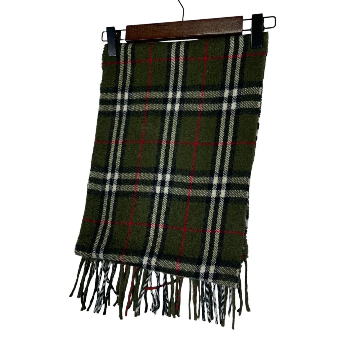 Burberry × Vintage Vintage Burberry Light Scarf Muffler Lambswool Size ONE SIZE - 8 Thumbnail