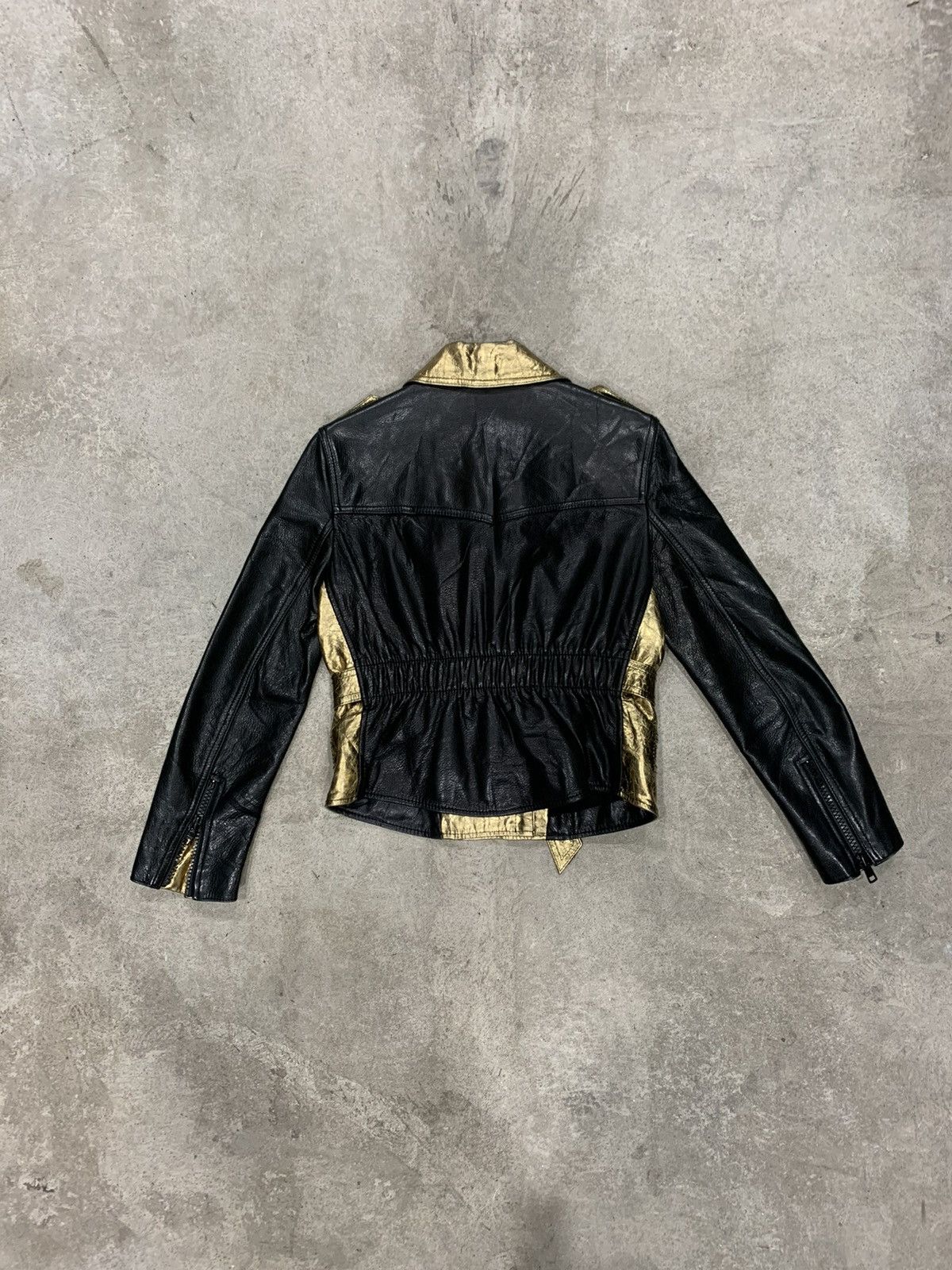 3.1 Phillip Lim PHILIP LIM GOLD METALLIC LEATHER JACKET Size US M / EU 48-50 / 2 - 6 Thumbnail