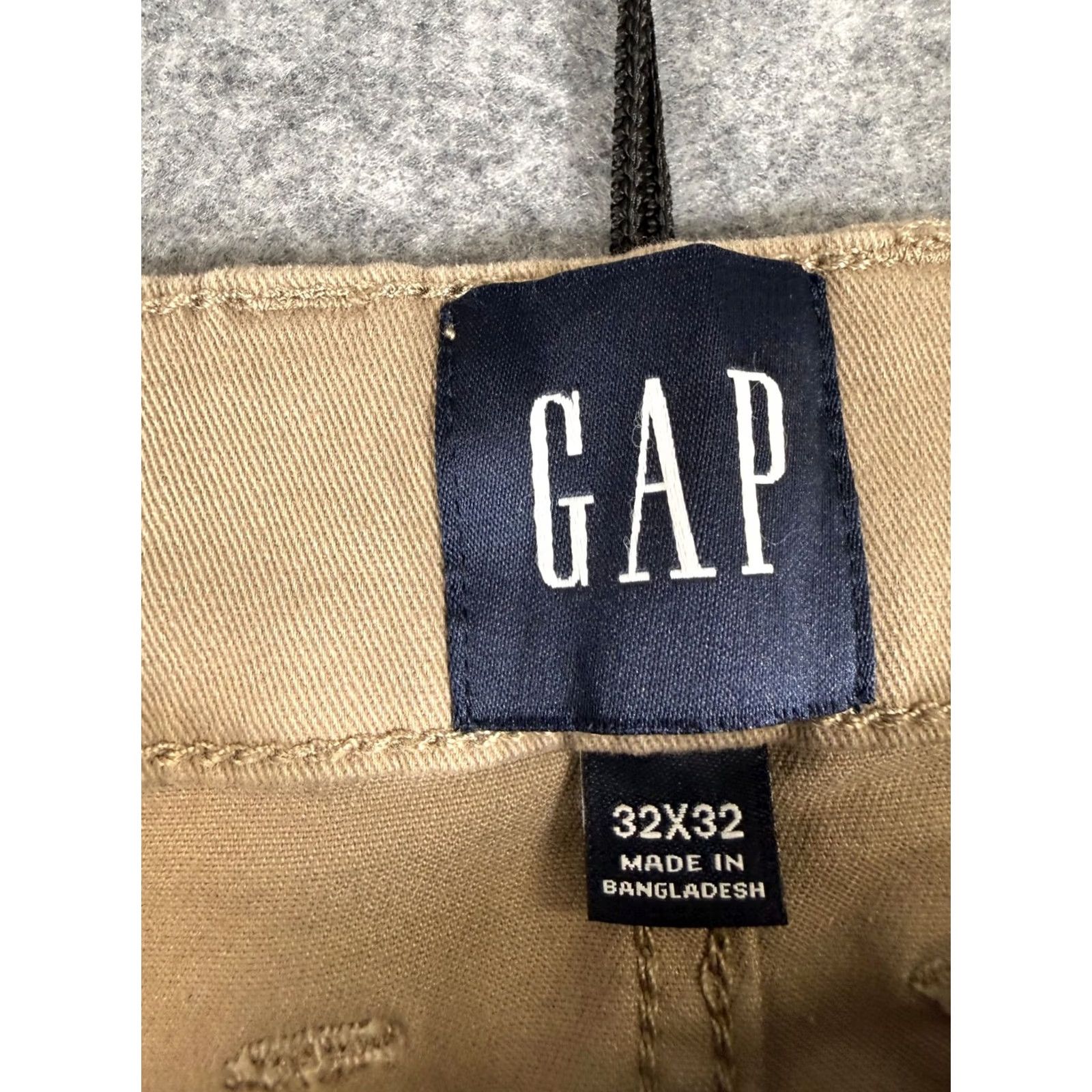 Gap Gap 5-Pocket Pants Mens 32x32 Khaki Beige Slim Fit Super Soft Stretch Twill Straight Leg NWT Size US 32 / EU 48 - 7 Thumbnail