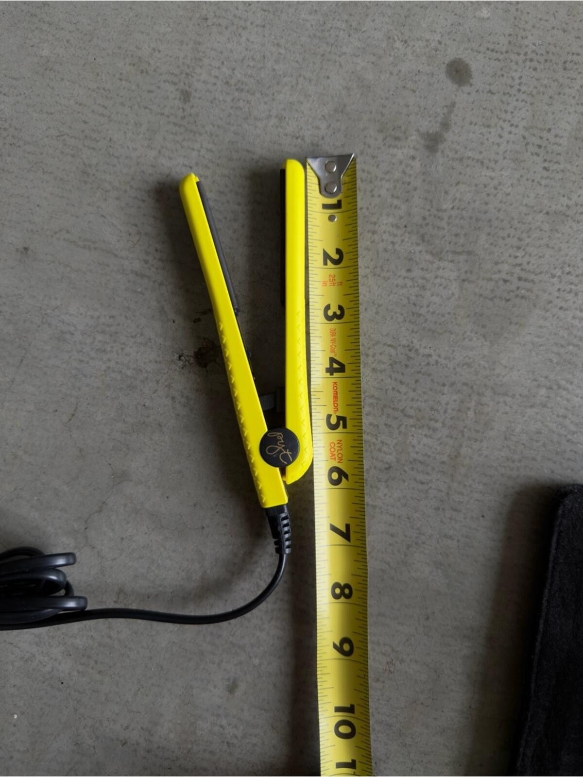 Pythia PYT / Mini Hair Straightener Flat Iron / Yellow Travel Size ONE SIZE - 9 Thumbnail
