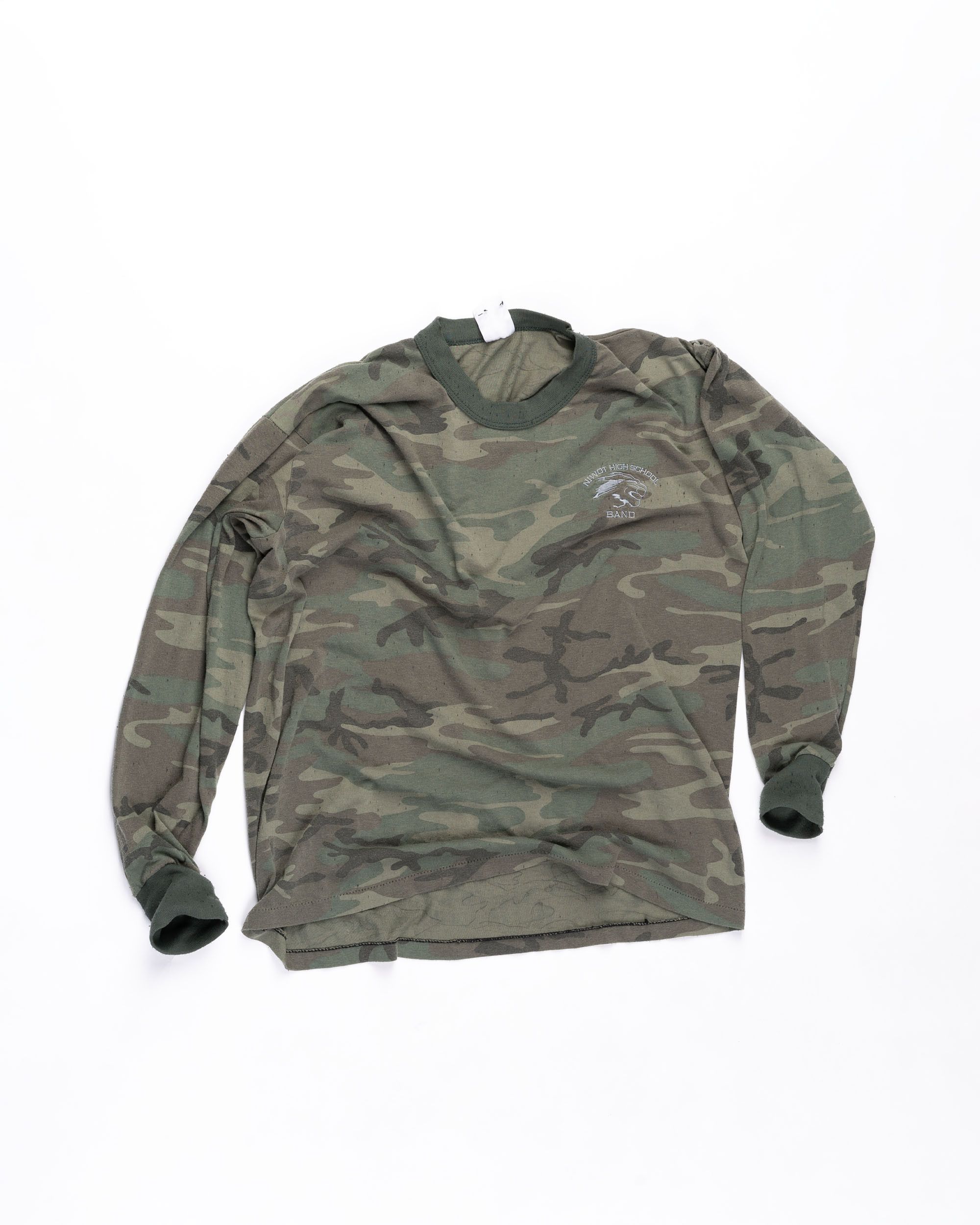 image of Vintage Camo Embroidery Ls, Men's (Size Large)