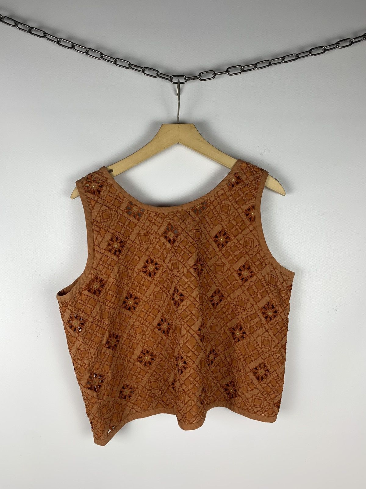 Gudrun Sjoden Gudrun Sjoden Mesh Tank Top Vest Sleeveless Gilet Size XL Size XL / US 12-14 / IT 48-50 - 6 Thumbnail