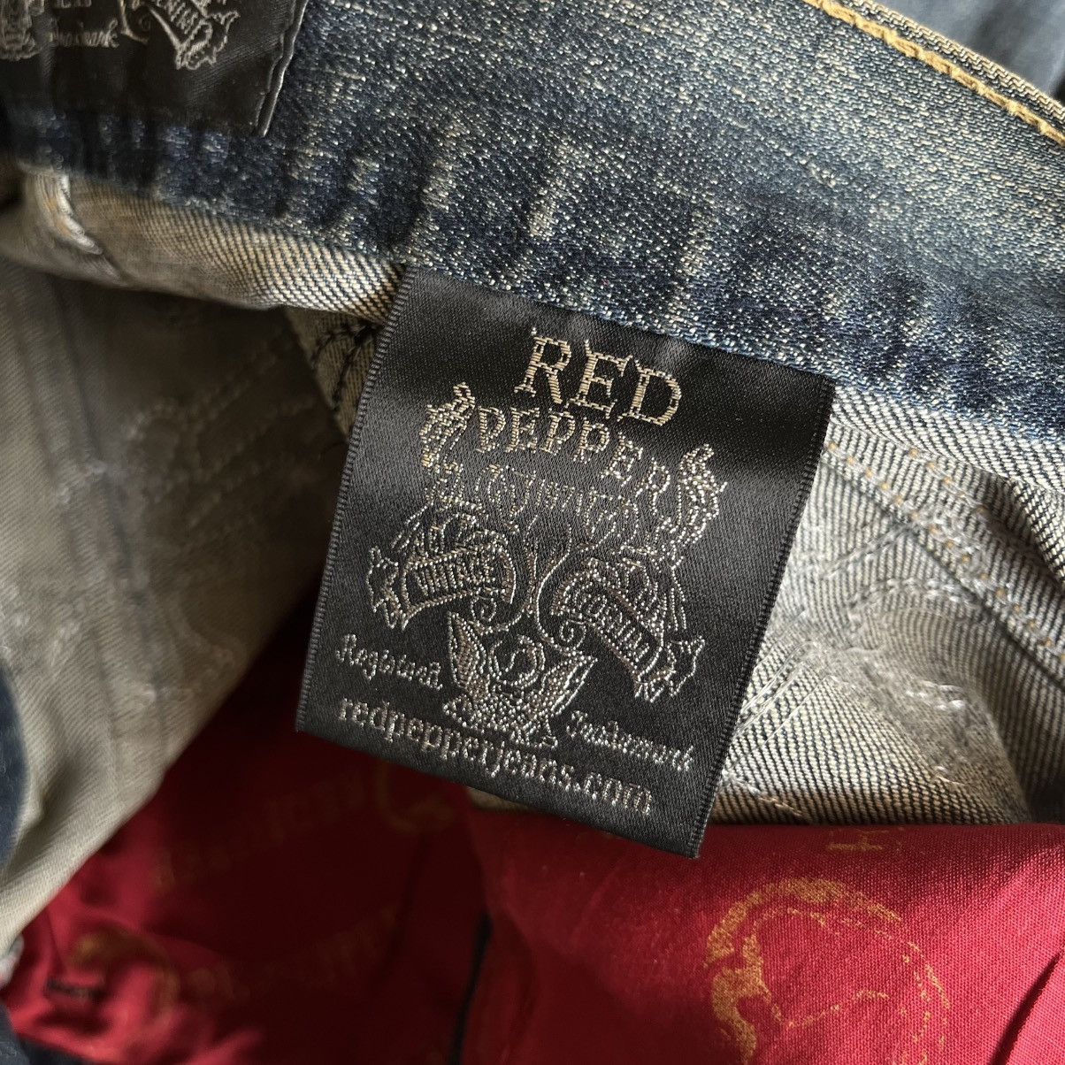 If Six Was Nine Redpapper Cross Patch Jeans Japanese Ifsixwasnine LGB style Size US 32 / EU 48 - 13 Thumbnail