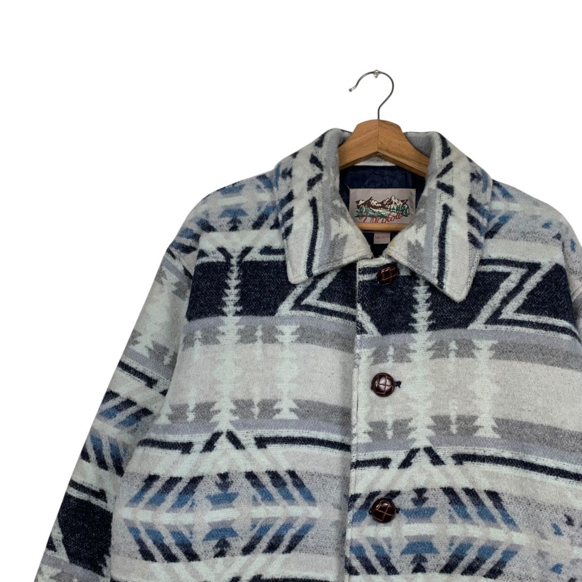 Vintage Vintage 90’s ULCOLOU Nordic Pattern Coat Jacket #2869-C129 Size US M / EU 48-50 / 2 - 3 Thumbnail