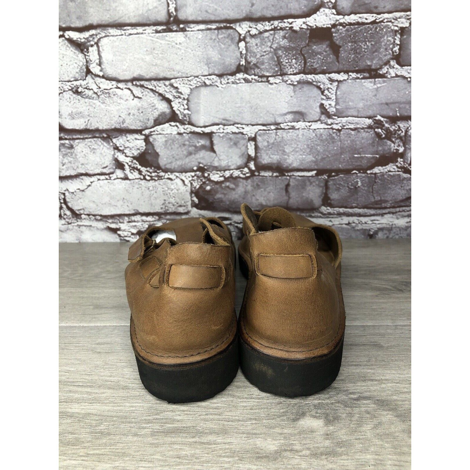 Other Aurora Shoe Co. Brown Leather Closed Toe Mary Jane Shoes Wom Size US 11 / IT 41 - 5 Thumbnail