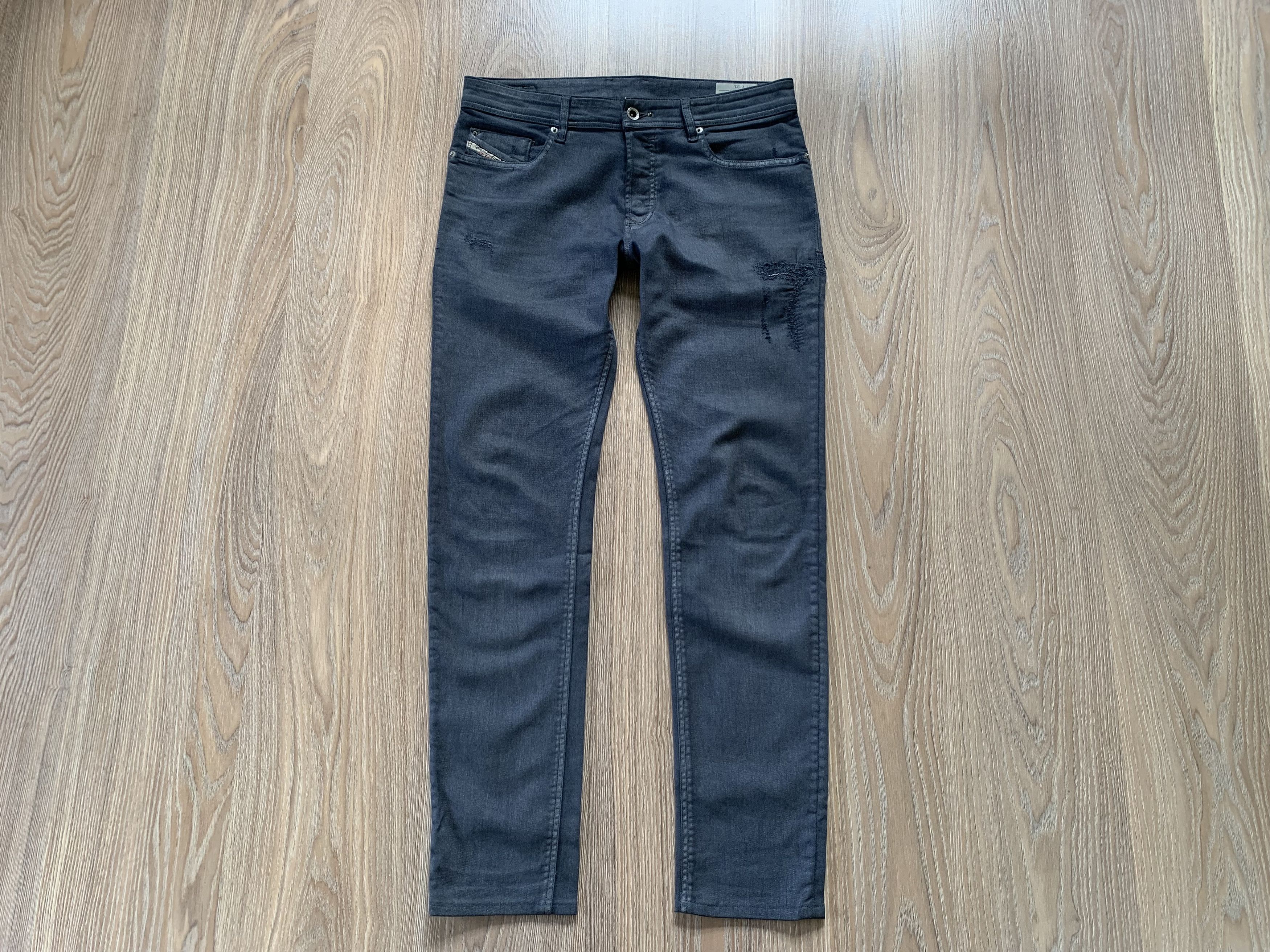 Diesel Diesel Sleenker Slim Skinny Gray Stretch Jeans Size US 31 - 2 Thumbnail