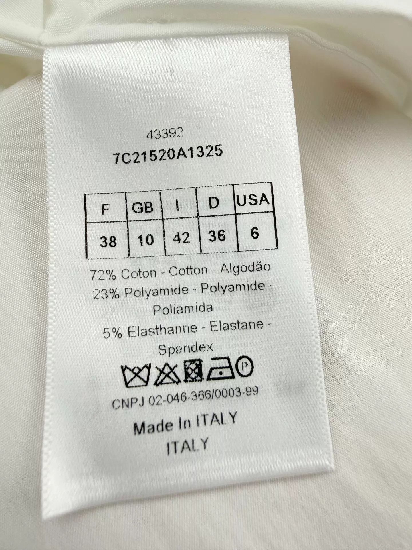 Dior Dior Puff Sleeve Shirt 38 (Like New) Size S / US 4 / IT 40 - 6 Thumbnail