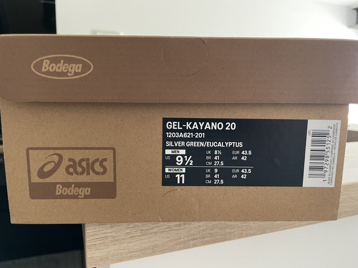 Asics × Bodega Asics-Gel Kayano 20 Size US 9.5 / EU 42-43 - 6 Thumbnail