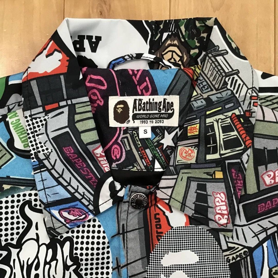 Bape BAPE COMIC ART coach jacket a bathing ape Size US S / EU 44-46 / 1 - 3 Thumbnail