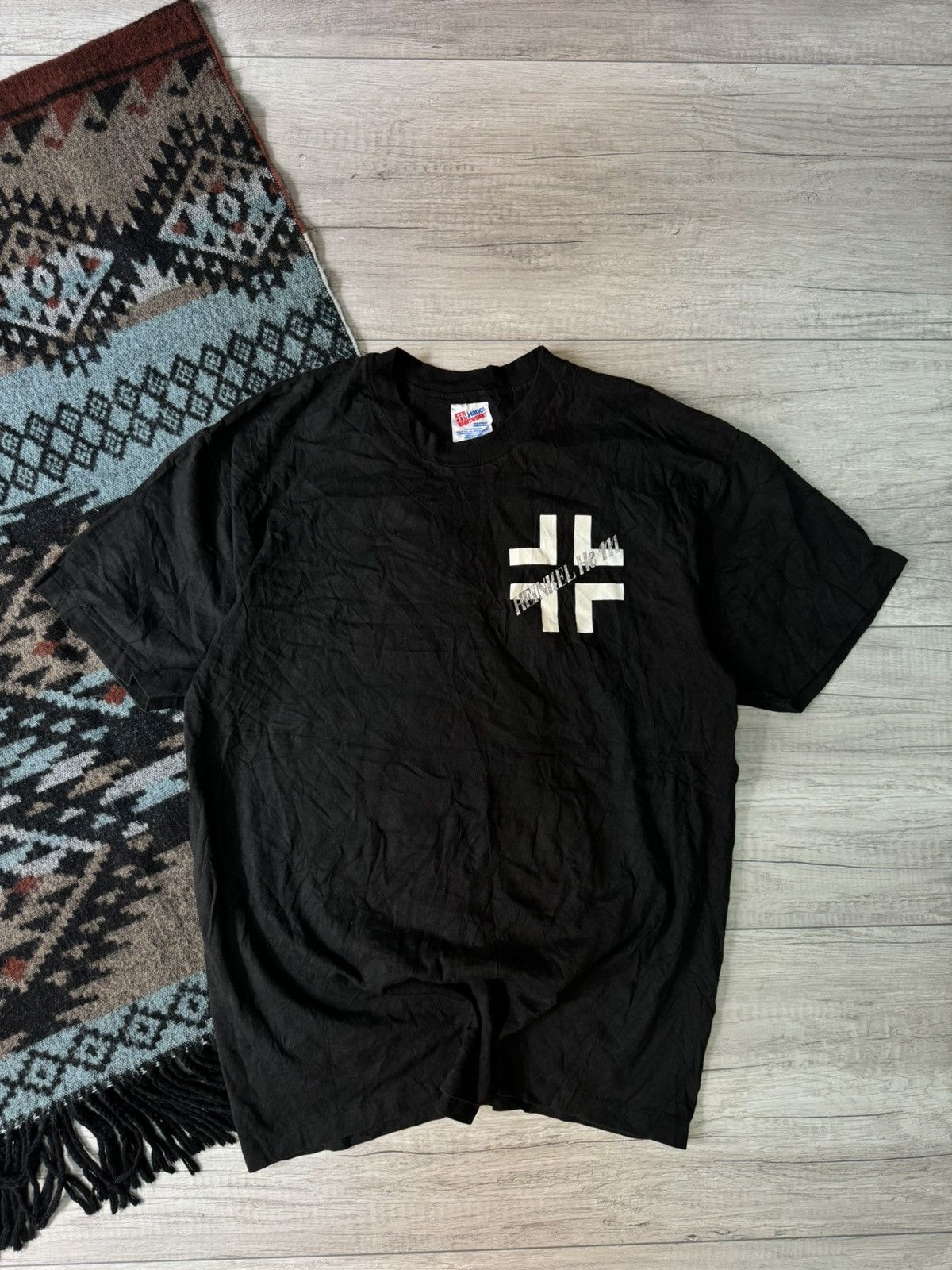 Vintage Vintage Hanes Heinkel He 111 T-Shirt Military Germany Size US L / EU 52-54 / 3 - 2 Thumbnail