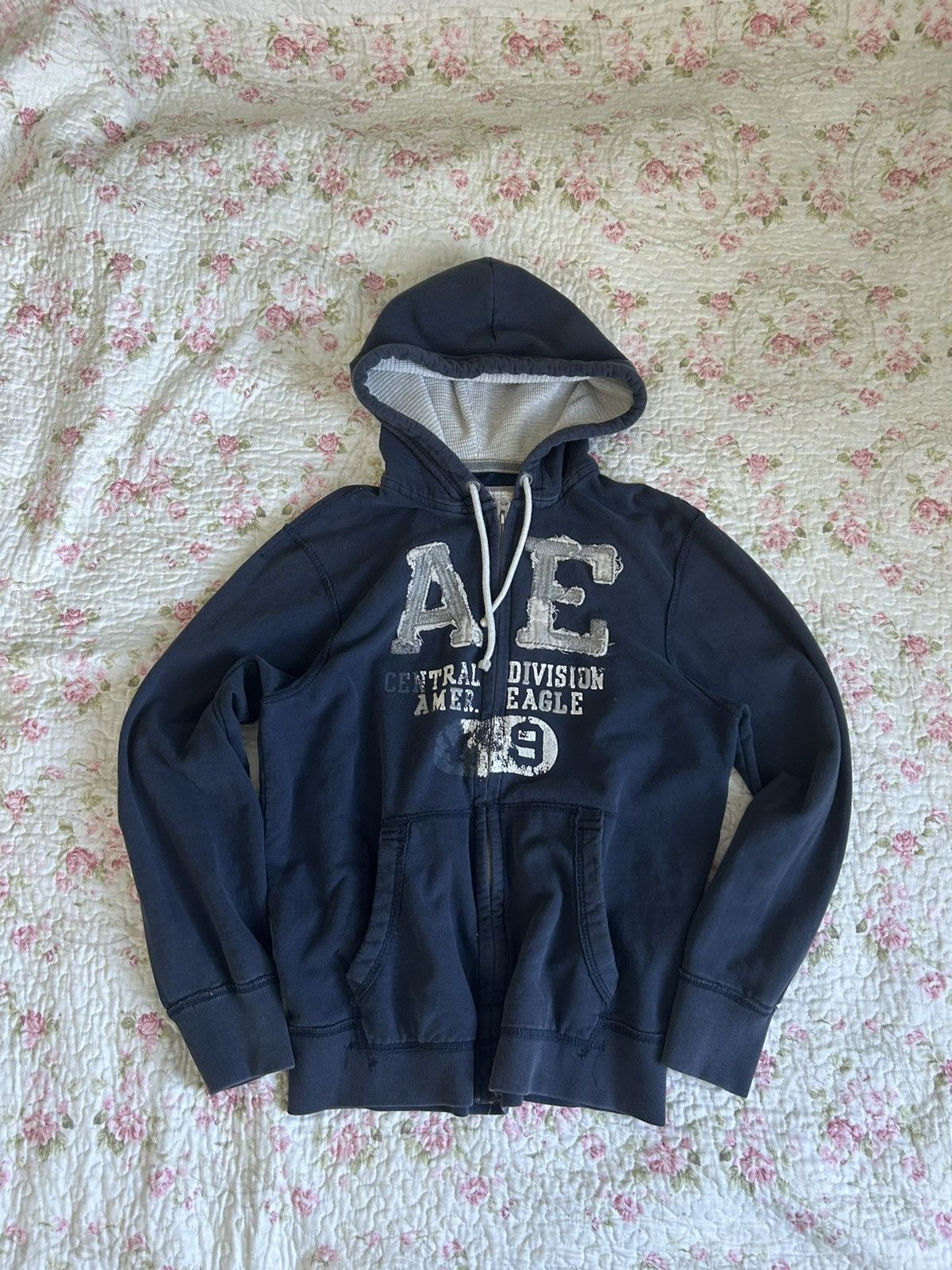 American Eagle Outfitters Navy Blue American Eagle Outfitters Zip Up Size US L / EU 52-54 / 3 - 1 Thumbnail