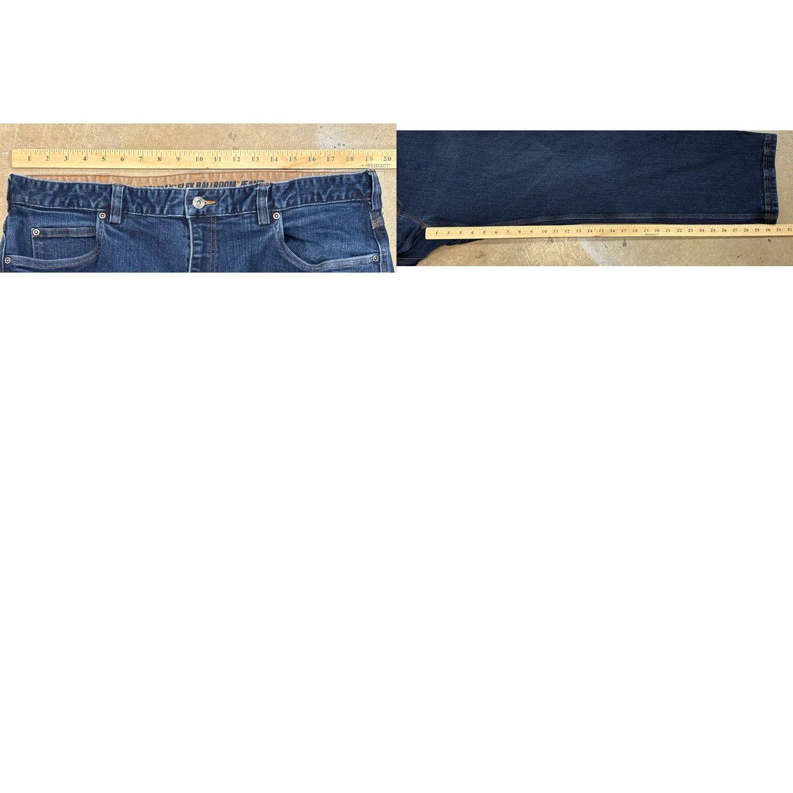 Duluth Trading Company Duluth Trading Co Jeans Men's 40X32 Ballroom Double Flex Denim Blue Shirt? Size US 39 - 8 Thumbnail