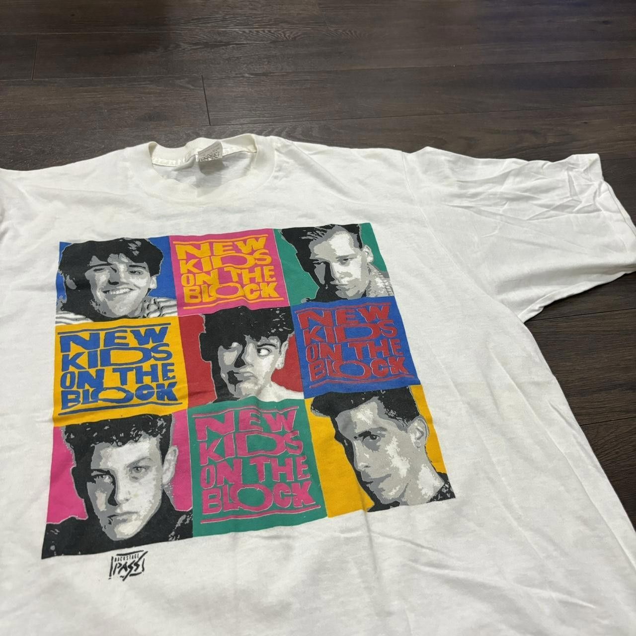 Designer Vintage New Kids On The Block T Shirt 1990 XL 1990 Size US XL / EU 56 / 4 - 4 Thumbnail