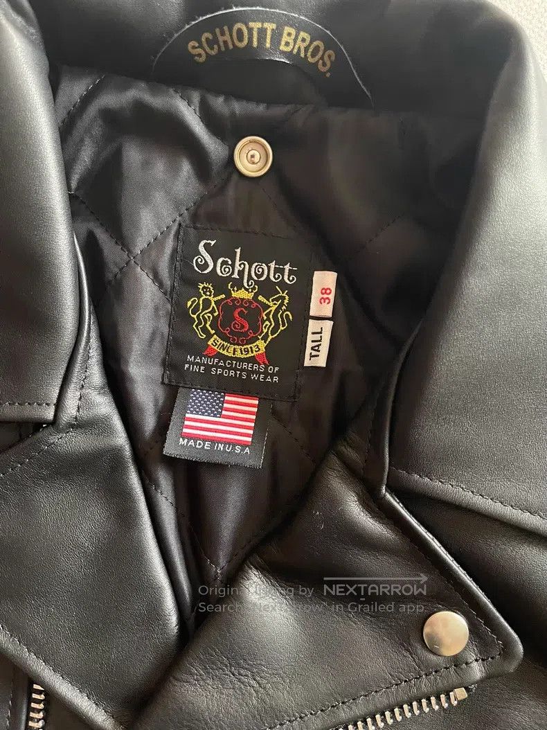 Schott Schott 613 locomotive leather jacket Size US XS / EU 42 / 0 - 3 Thumbnail