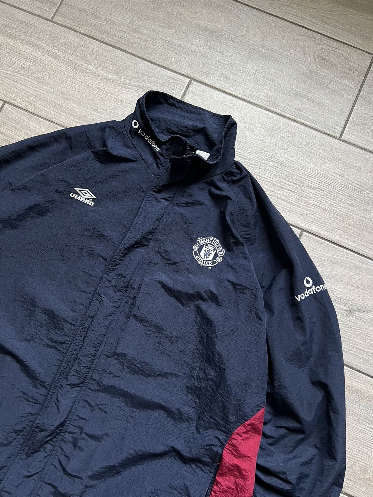 Nike × Vintage MANCHESTER UNITED 2000 2002 TRAINING FOOTBALL JACKET UMBRO Size US XL / EU 56 / 4 - 6 Thumbnail