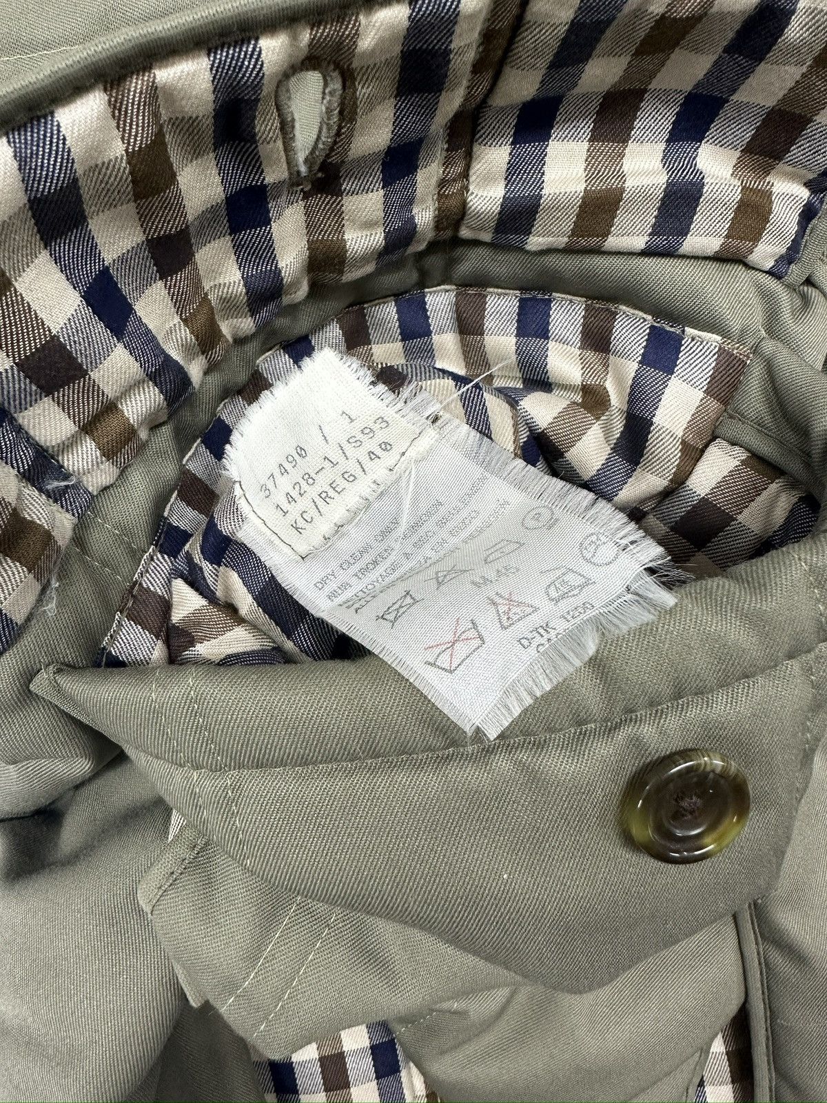 Aquascutum Vintage Aquascutum Quilted York Club Checkered Jacket Size US M / EU 48-50 / 2 - 6 Thumbnail