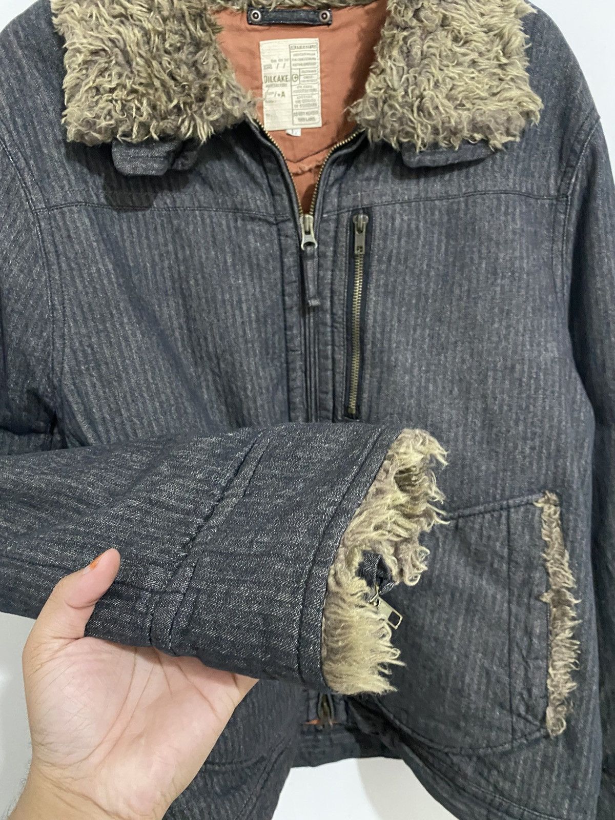 If Six Was Nine × Japanese Brand × Le Grande Bleu (L.G.B.) 💸BINDINGOFFER💸Oilcake denimfur jacket lgb ifsixwasnine Size US L / EU 52-54 / 3 - 6 Thumbnail