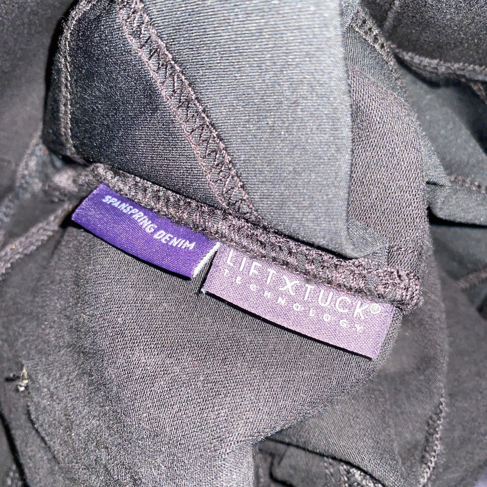 NYDJ Not Your Daughter's Jeans Black Denim Pull-On Small 0-2-4 Size 26" / US 2 / IT 38 - 8 Thumbnail