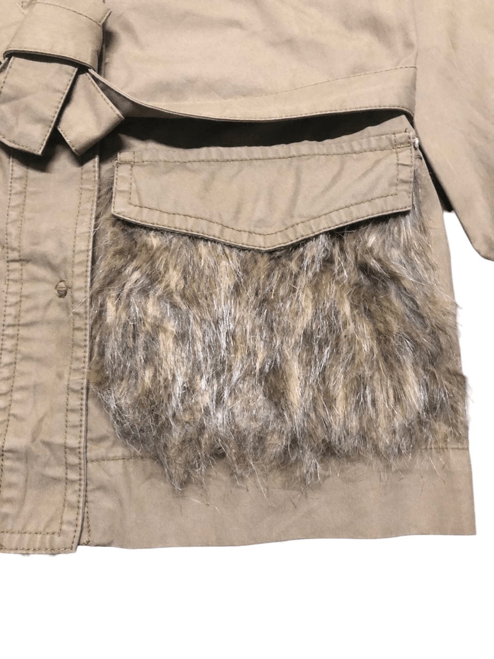 Japanese Brand ANTHROPOLOGIE Faux Fur-Trimmed Field Parka Jacket size xs Size M / US 6-8 / IT 42-44 - 5 Thumbnail