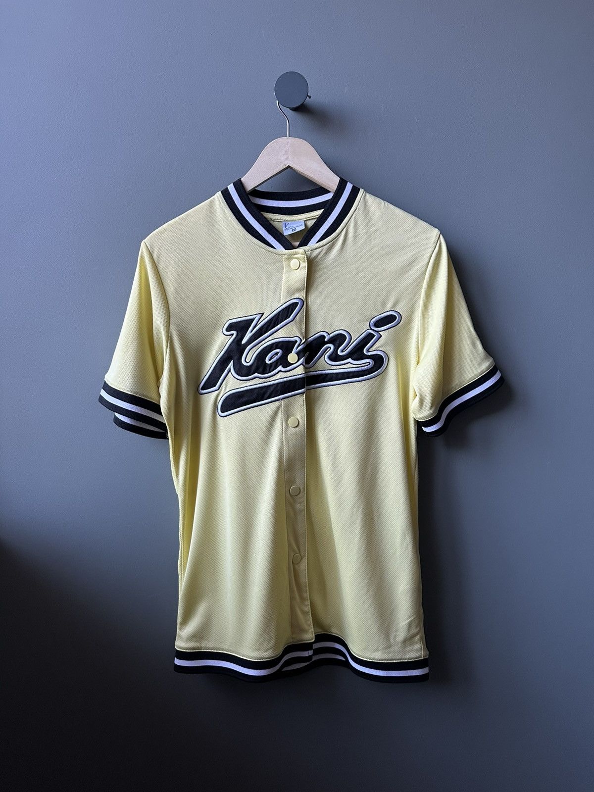 Karl Kani Karl Kani Light Yellow Jersey Size XS Size US XS / EU 42 / 0 - 1 Thumbnail