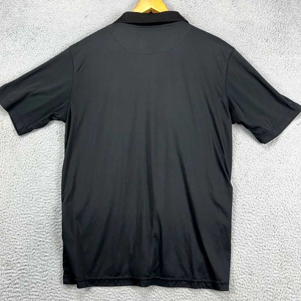 Vintage St. Andrews Golf Polo Shirt Men Large Black Short Sleeve Polo Golfing Casual Performance Breathable Collared Shirt Size US L / EU 52-54 / 3 - 3 Thumbnail