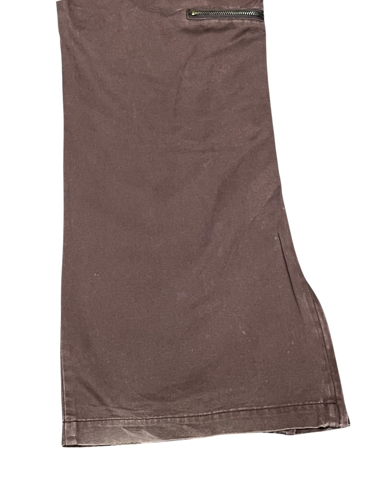 Duckie Brown Vintage LUCY Khaki Brown Multi-pocket Flare Cargo Pants Size US 33 - 7 Thumbnail