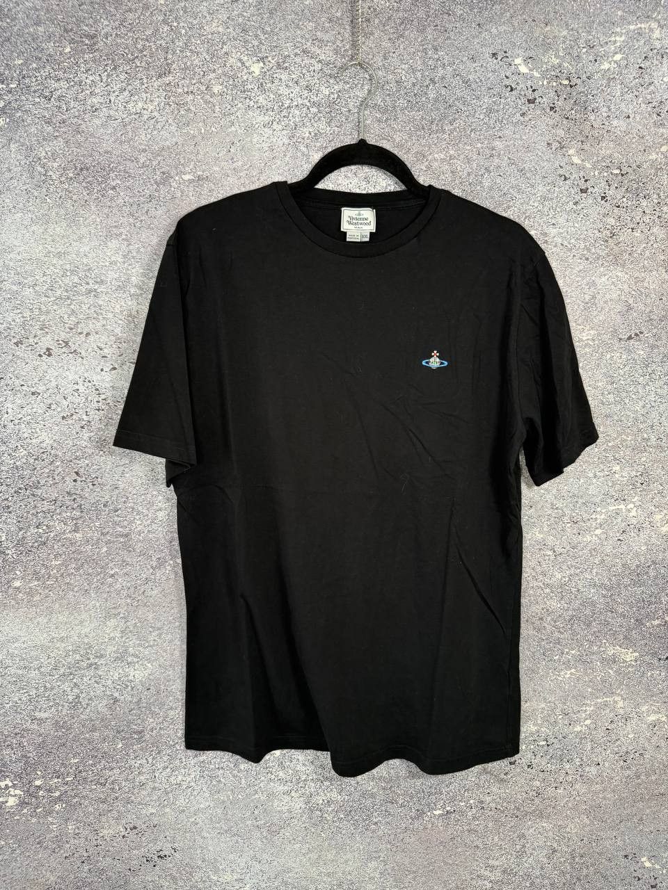 Vivienne Westwood Vivienne Westwood Orbital Embroidered Black Tee 2XL Size US XXL / EU 58 / 5 - 1 Thumbnail