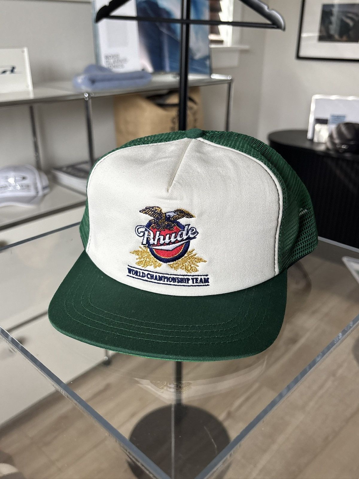 Rhude RHUDE | EAGLE MOONLIGHT LOGO HAT Size ONE SIZE - 2 Thumbnail