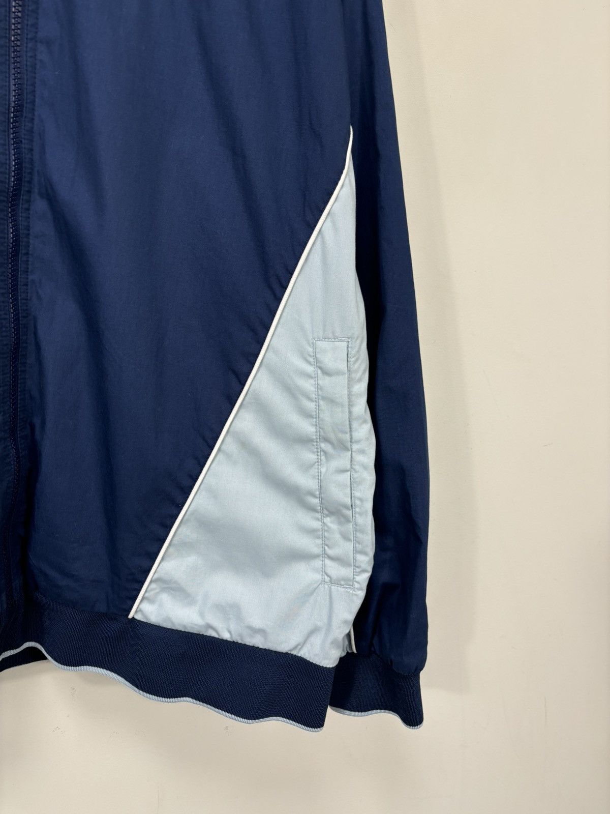 Nike Vintage Nike Y2K Retro Hip Hop Hype Navy Blue Track Jacket Size US XL / EU 56 / 4 - 7 Thumbnail