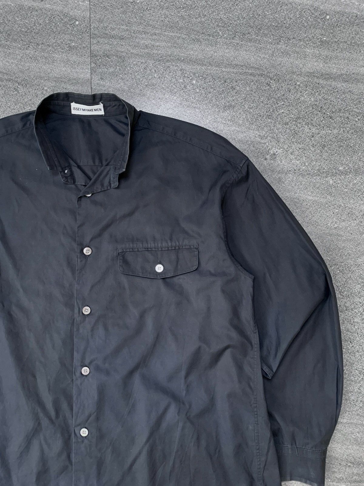 Issey Miyake FREE TAX! One Pocket Shanghai Collar Shirt Size US M / EU 48-50 / 2 - 2 Thumbnail