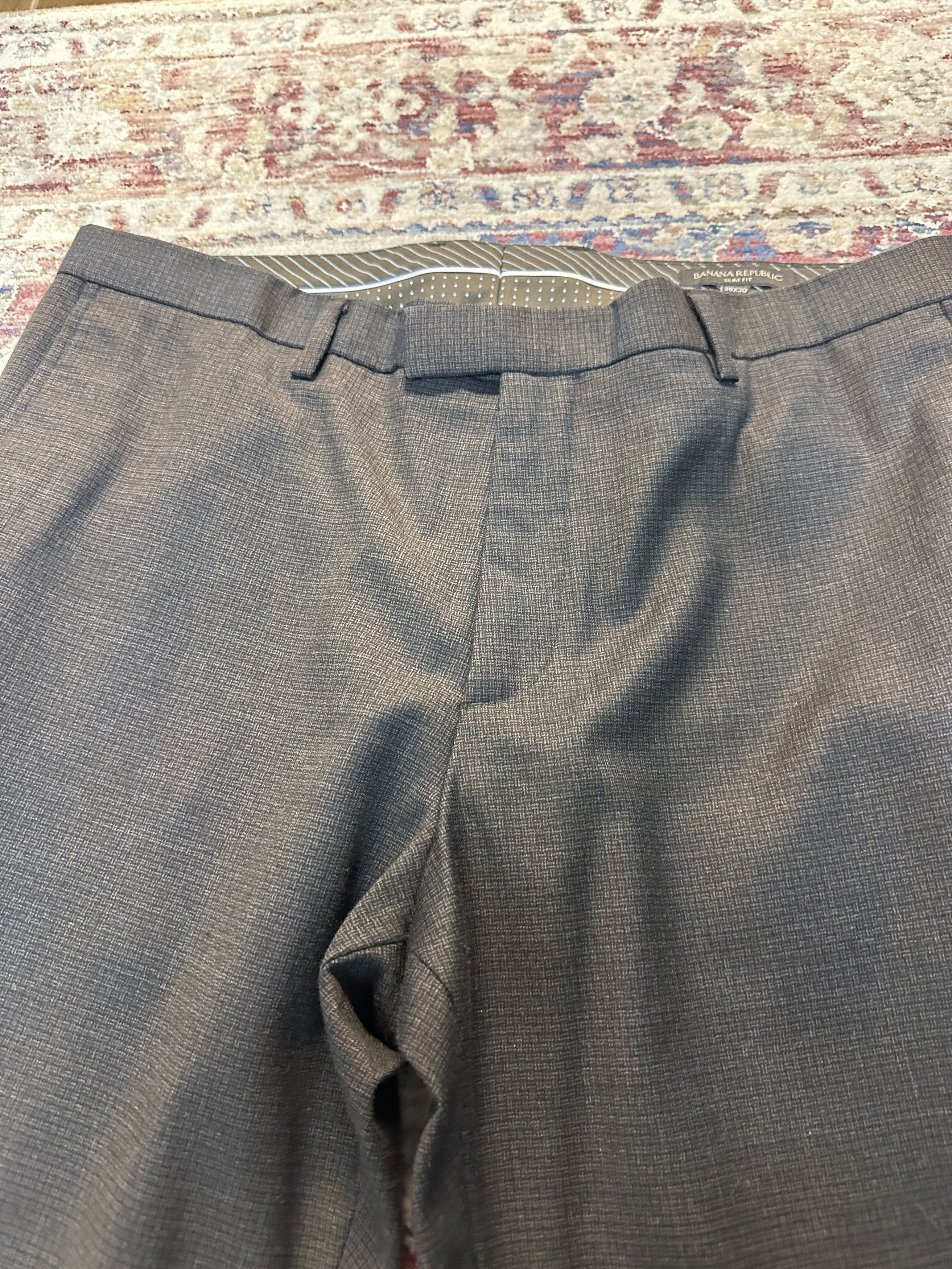 Banana Republic Banana Republic Men's Espresso Color Pants Size 36/30 Size US 36 / EU 52 - 2 Thumbnail